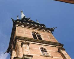 Tyska kyrkans tornet Stockholm